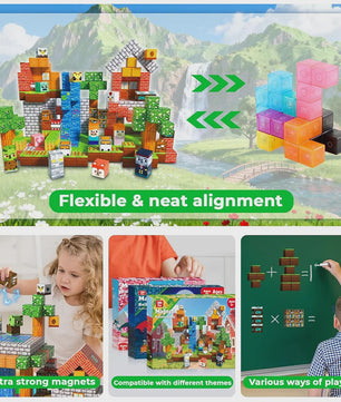 Magnetische Bouwstenen Speelgoed - Creatieve Architectuur Model Set voor Kinderen