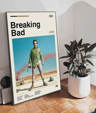 Breaking Bad Canvas Poster - Vintage Film Art Print voor Woonkamer Decoratie