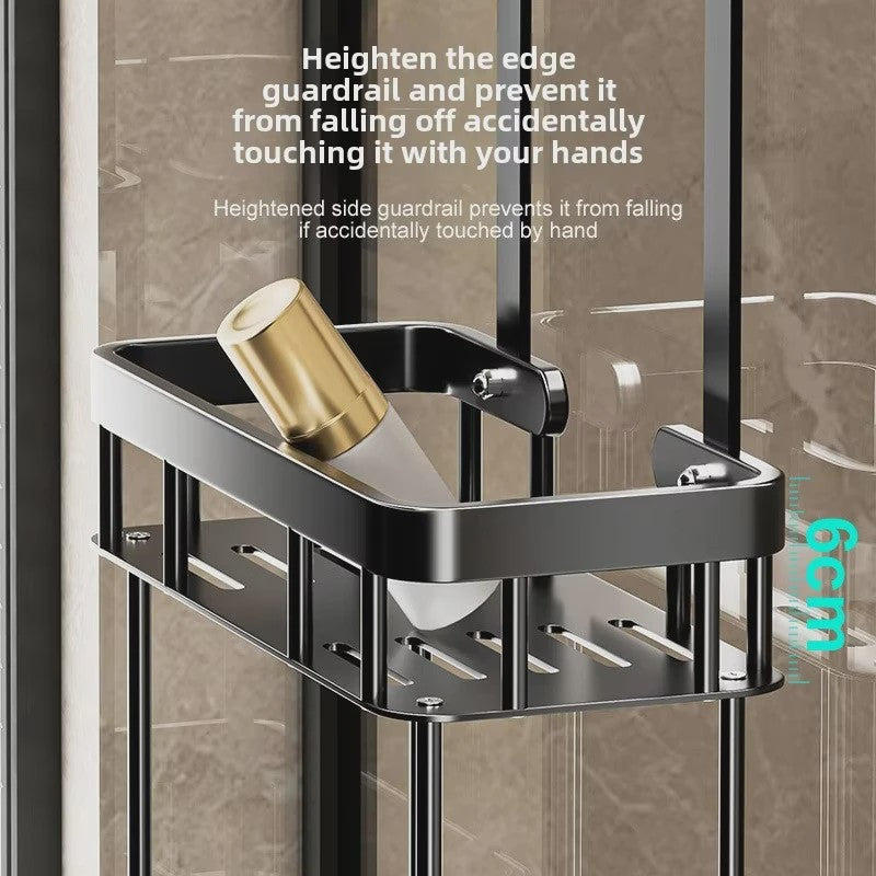 Douche Opbergrek 2-Laags Zonder Boren - Wandmontage Organizer