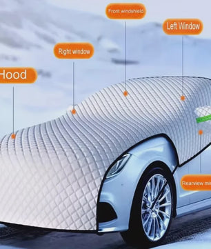 Universele Auto Sneeuwhoes - Winddicht & Waterdicht Voorruit Beschermhoes