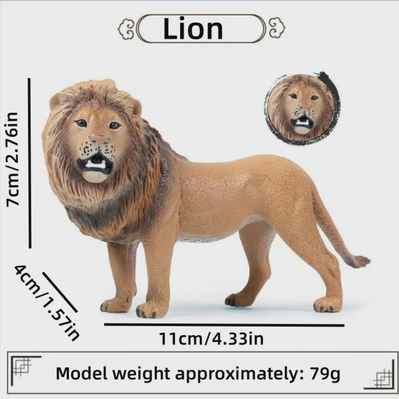 Realistische PVC Dierenfiguren Set: Wilde Dieren Collectie