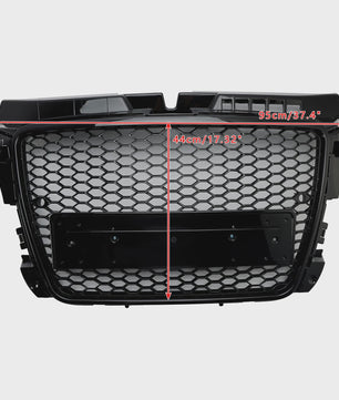 RS3 Style Honeycomb Grille voor Audi A3 8P (2008-2013) - Sportieve Front Upgrade