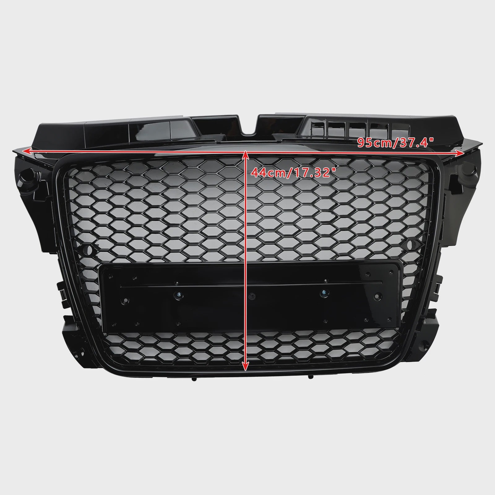 RS3 Style Honeycomb Grille voor Audi A3 8P (2008-2013) - Sportieve Front Upgrade
