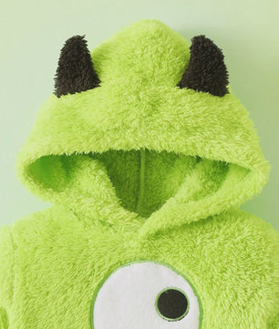 Schattige Baby Jongens Jumpsuit met Monster & Demon Oren - Pluche Pakje