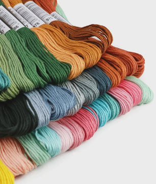 Grote Set Borduurzijde - 447 Kleuren Katoen Floss voor Kruissteek & DIY Naaien