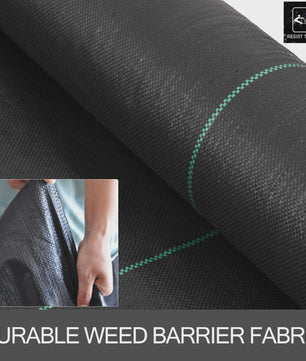 SucceBuy Woven Gronddoek - 1.83m x 91.4m - Zwaar Werk Geotextiel - Onkruidbarrière