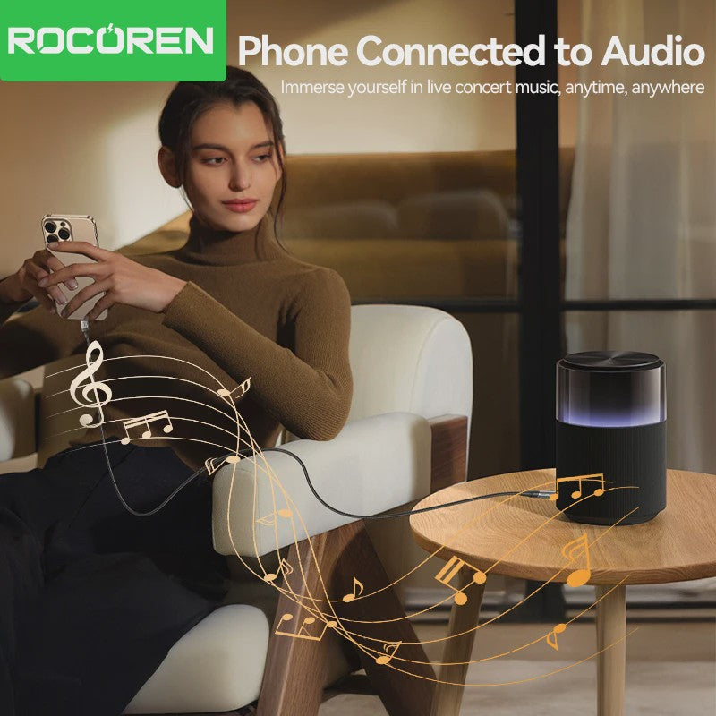 USB-C naar 3.5mm AUX Audiokabel - Hi-Fi Geluid voor Telefoon, Laptop & Auto