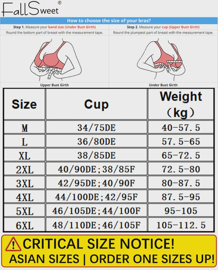 Comfortabele Push-Up BH voor Dames - Naadloos & Grote Maten (M-6XL)