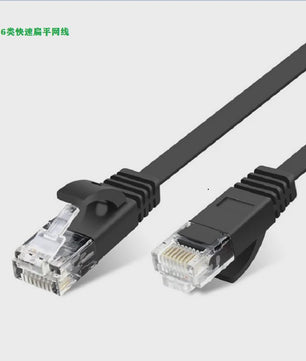 6-Pack Platte CAT6 Ethernet Netwerkkabels (RJ45) - Diverse Lengtes & Kleuren