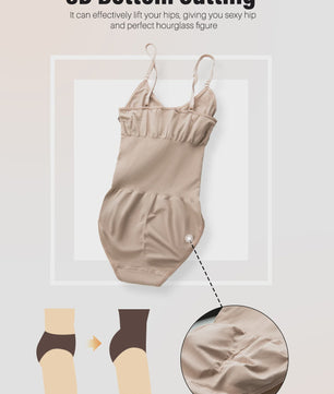 Naadloze Body Shaper met Butt Lifter & Open Kruis - Vormgevend en Corrigerend
