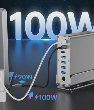 15-in-1 USB-C Docking Station met 4K60Hz, PD 100W en Gigabit Ethernet