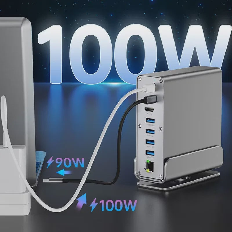 15-in-1 USB-C Docking Station met 4K60Hz, PD 100W en Gigabit Ethernet