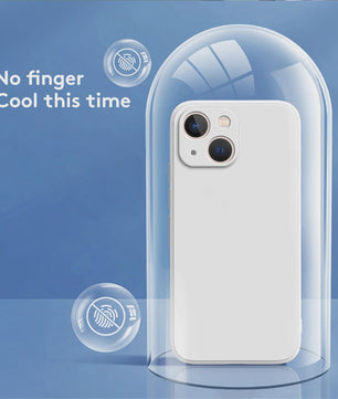 Luxe Vloeibare Siliconen Hoesje met Camera Bescherming voor iPhone 14 Plus, 11, 12, 13, 14 Pro Max, 12 Mini, 13 Mini