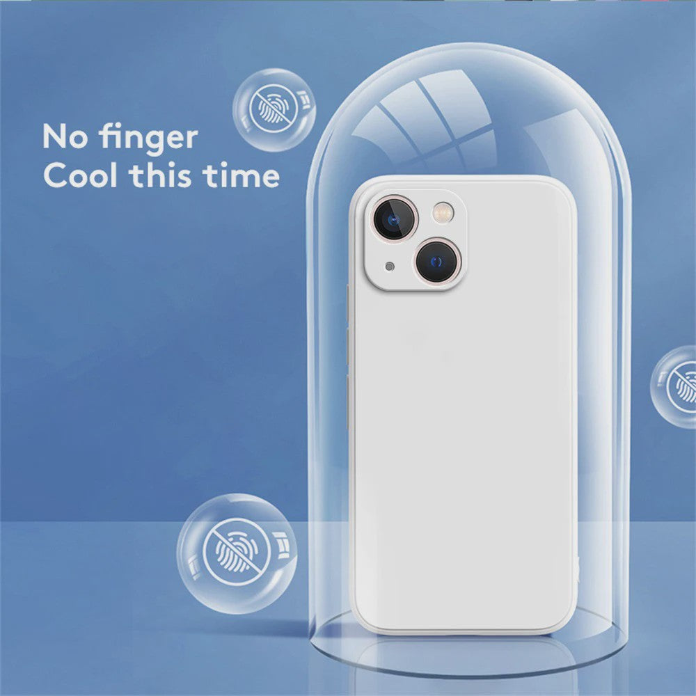 Luxe Vloeibare Siliconen Hoesje met Camera Bescherming voor iPhone 14 Plus, 11, 12, 13, 14 Pro Max, 12 Mini, 13 Mini