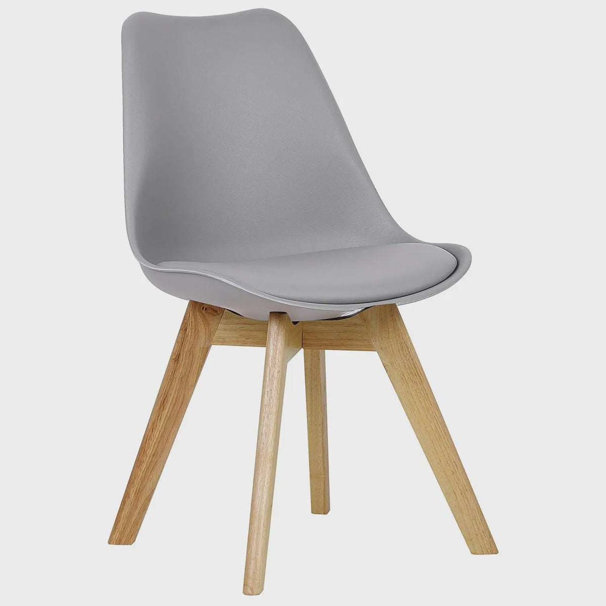 Retro Design Keukenstoel met Comfortabel Kussen - Set van 2