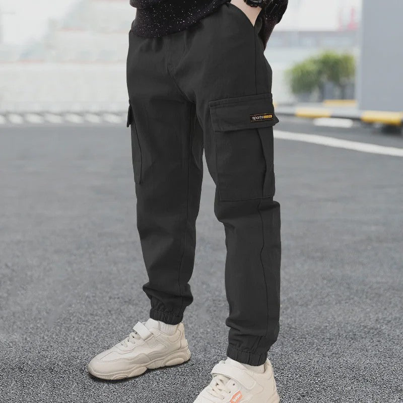 Stoere Cargo Broek voor Jongens (3-14 Jaar) - Slim Fit, Casual & Sportief