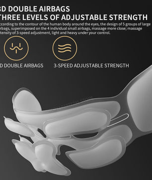 MIJIA Slimme Oogmassager: Zone Massage, Opvouwbaar & App-gestuurd voor Ooggezondheid