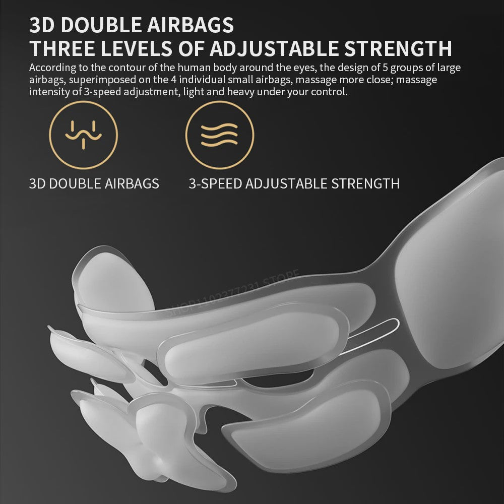 MIJIA Slimme Oogmassager: Zone Massage, Opvouwbaar & App-gestuurd voor Ooggezondheid