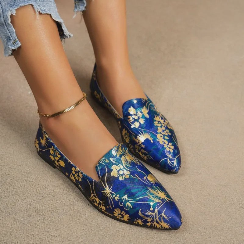 Comfortabele Dames Loafers met Puntige Neus - Stijlvolle Flats voor Dagelijks Gebruik