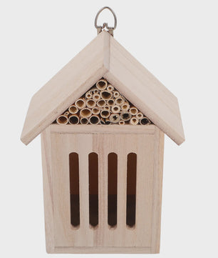 Houten Insectenhotel - Nestkast voor Nuttige Insecten in de Tuin - Eco Vriendelijk