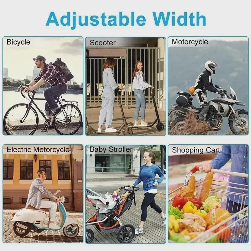 360° Roteerbare Telefoonhouder voor Fiets, Motor & Scooter - Universeel & Antislip