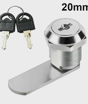 Veiligheidscam Lock Deurslot met Sleutels voor Kast, Lade, Brievenbus - 16/20/25/30mm