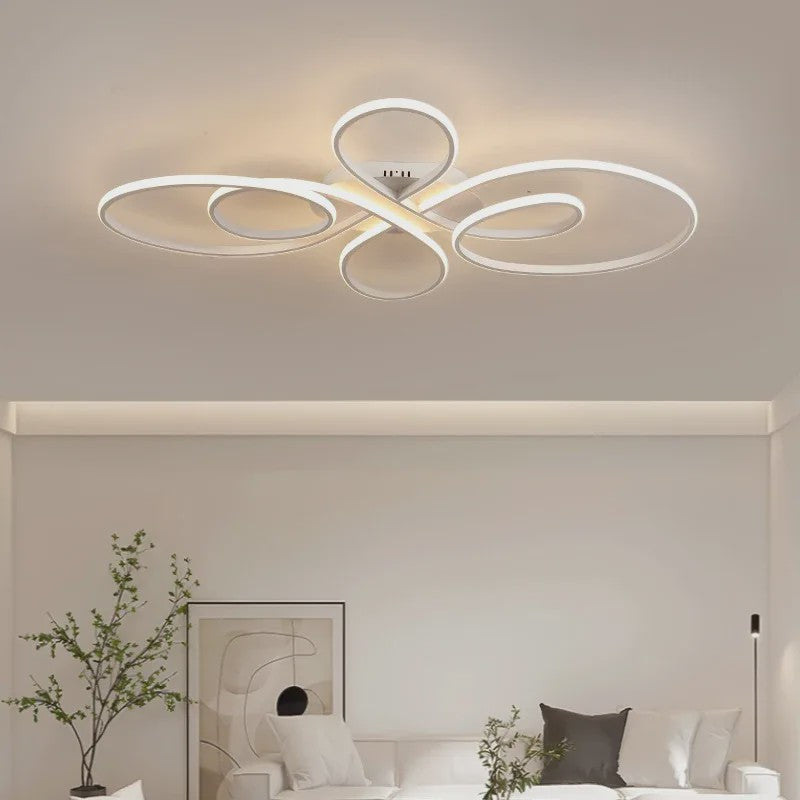 Moderne LED Plafondlamp met Afstandsbediening - Dimbare Plafondverlichting voor Woonkamer