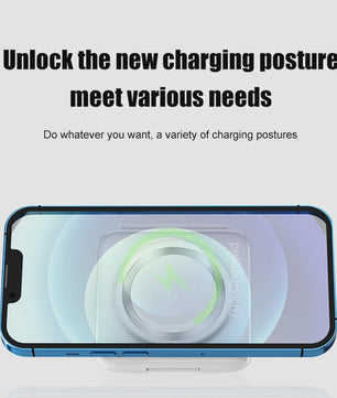 3-in-1 Magnetische Draadloze Oplader Stand voor iPhone, Apple Watch & AirPods - Snelladen