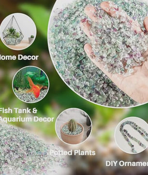 Natuurlijke Kristal Graniet Edelstenen Mix - Decoratie, Aquarium & Energie