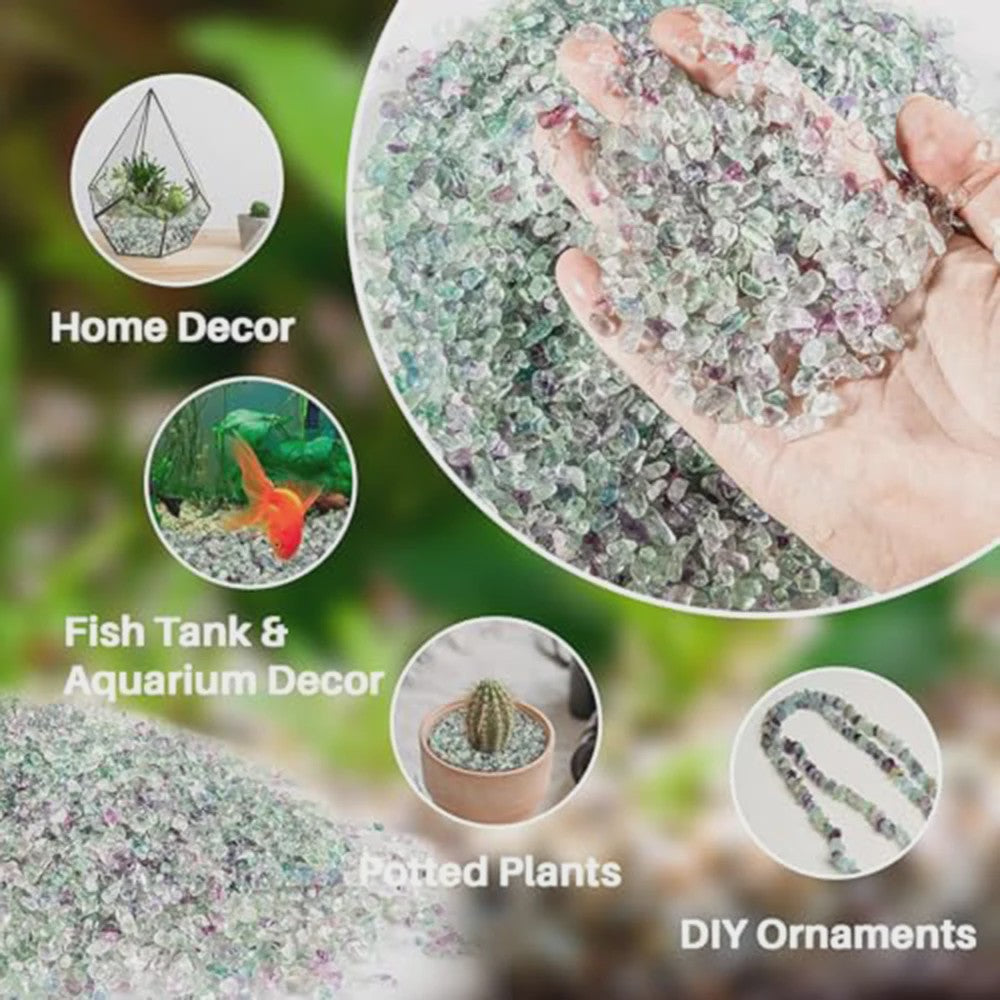 Natuurlijke Kristal Graniet Edelstenen Mix - Decoratie, Aquarium & Energie