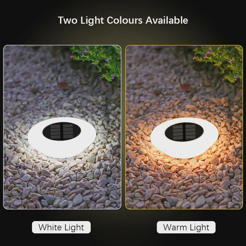 Set van 4 Solar Grondspots - Waterdichte LED Tuinverlichting voor Pad, Terras & Camping