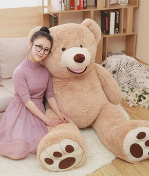 Reusachtige Knuffelbeer Pluche - 100-260cm Ongevuld - Zacht & Groot - Cadeau voor Kinderen