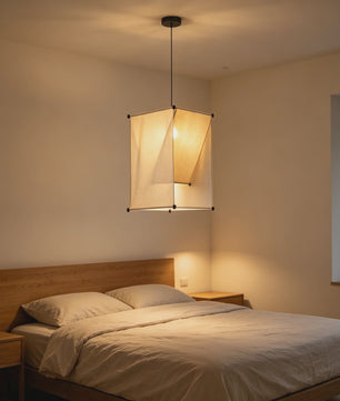 Japanse Stoffen Plafondlamp - Creatieve Hanglamp voor Hotel, Restaurant, Slaapkamer & Eetkamer
