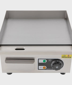 Elektrische Bakplaat 2000W - RVS Teppanyaki Grill met Verstelbare Temperatuur (50-300°C)