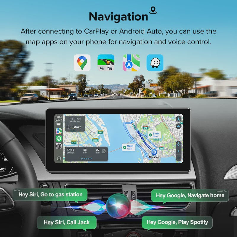 AINAVI Multimedia Systeem voor Audi A4/A5/S4/S5/RS4/RS5 (2008-2016) met Carplay & Android Auto