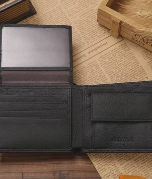 Luxe Heren Portemonnee van Echt Leer - Compact & Stijlvol