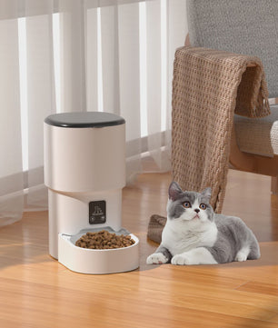 4L Slimme Voerautomaat voor Katten & Honden met WiFi - Tijdsgestuurd & Gekwantificeerd Voeren