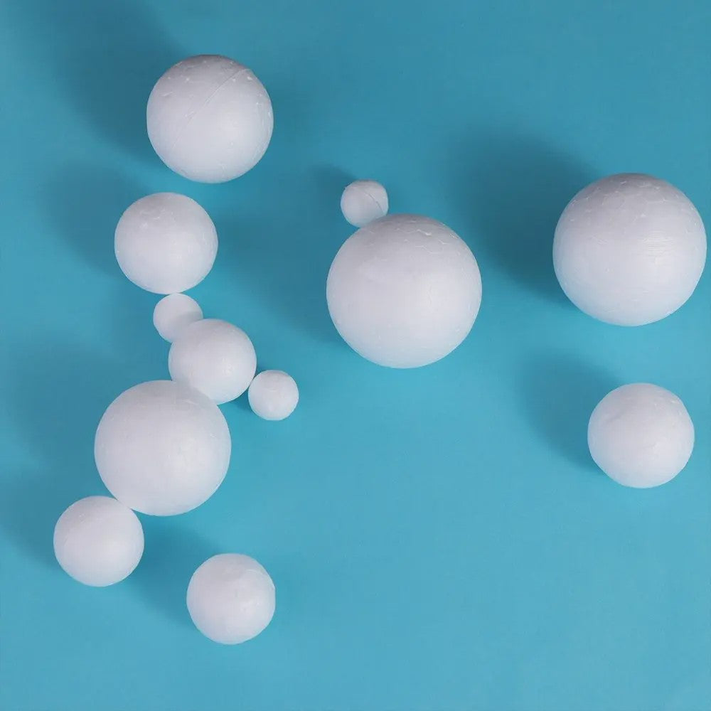 Mini Polystyreen Ballen Wit - Decoratie & Kerstversiering