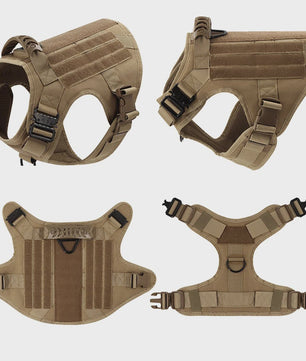 Tactisch Hondentuig voor Training & Werk - Militair Stijl Vest voor Grote Honden