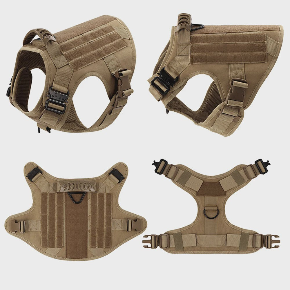 Tactisch Hondentuig voor Training & Werk - Militair Stijl Vest voor Grote Honden