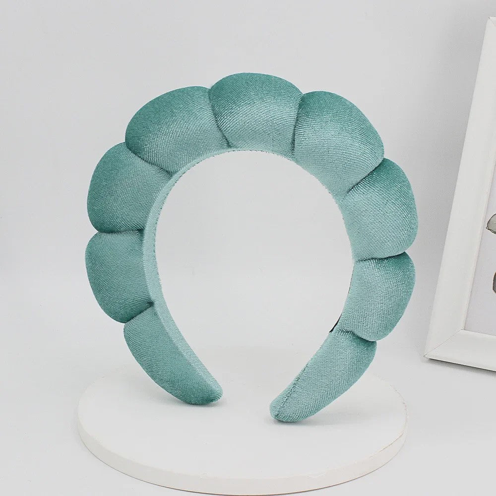 Luxe Velours Make-up Hoofdband - Comfortabel voor Gezichtswas & Huidverzorging