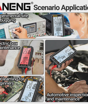 ANENG 620A Digitale Multimeter: 6000 Counts, AC/DC, Temperatuur, NCV & Live Wire Detector