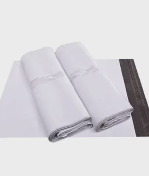 Witte Zelfklevende Verzendzakken - Ideaal voor Koeriers en Express Leveringen