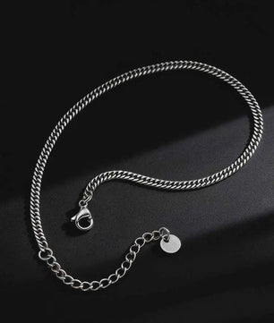 3mm Miami Cuban Ketting Enkelbandje voor Dames | Roestvrij Staal Stapelbaar