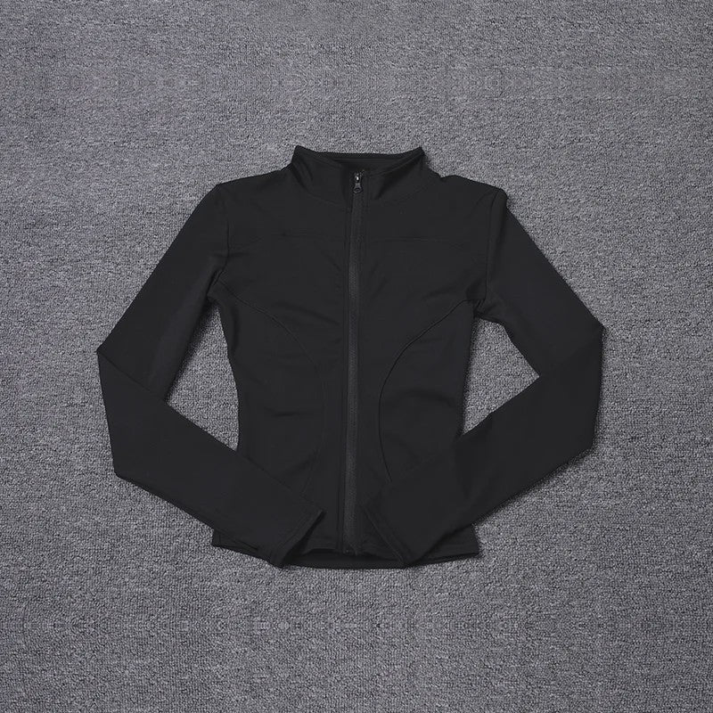 Dames Sportjack met Lange Mouwen - Ideaal voor Fitness, Yoga en Training