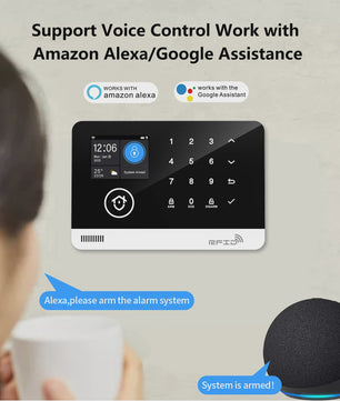 Slim Home Alarm Systeem met WiFi/GSM, Tuya App & 120dB Sirene