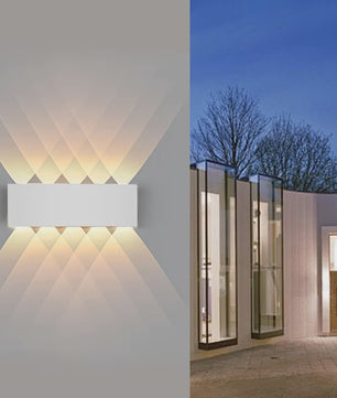 Waterdichte LED Wandlamp voor Buiten en Binnen - Sfeervol Up & Down Licht