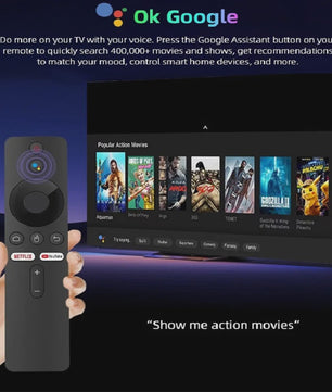 Android TV Box Q10: 8K Ultra HD Media Player met Dual Band WiFi & Google Voice Assistant