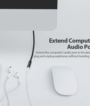 Vention 3.5mm AUX Verlengsnoer - Stereo Audio Kabel voor Auto, Laptop, PC, TV