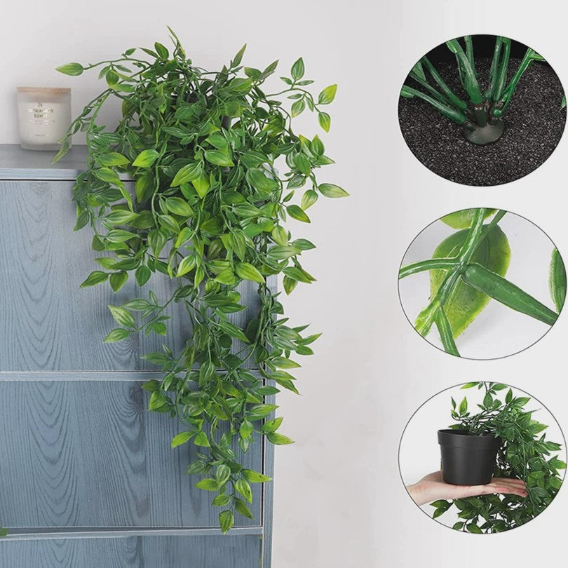 Kunstplant Klimop met Bladeren - Decoratie voor Feest, Huis, Kantoor & Tuin
